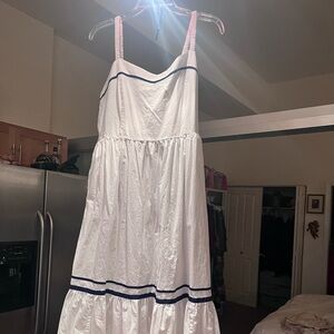 J. Crew Sailor Blue and White Dress